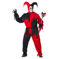 Evil Jester Red & Black Plus Size Adult Costume — Abracadabra NYC