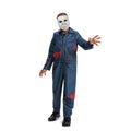 Halloween II: Michael Myers Kids Costume With Blood Splatter — Abracadabra NYC