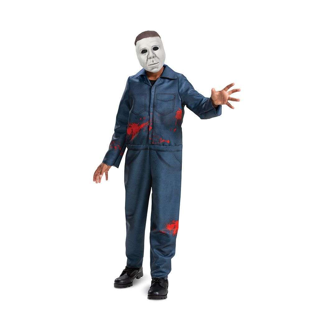 Halloween II: Michael Myers Kids Costume With Blood Splatter — Abracadabra NYC