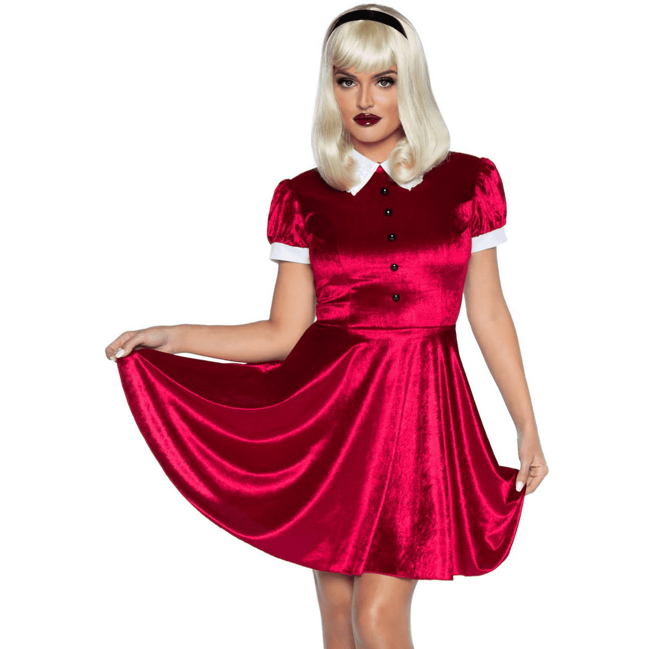 Spellbinding Witch Red Dress Adult Costume — Abracadabra NYC